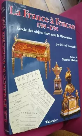 Couverture du produit · La France à l'encan, 1789-1799: Exode des objets d'art sous la Révolution