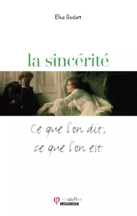 Couverture du produit · La sincérité