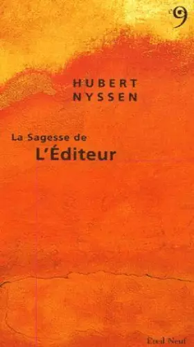 Couverture du produit · La Sagesse de l'Éditeur