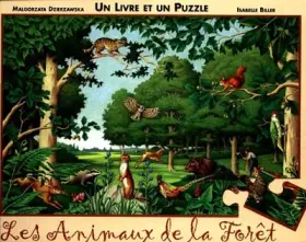 Couverture du produit · LES ANIMAUX DE LA FORET. Livre avec puzzle