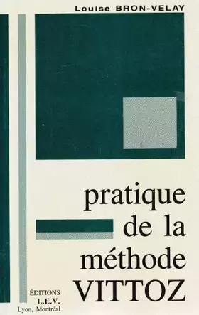 Couverture du produit · Pratique de la méthode Vittoz