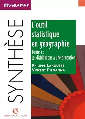 Couverture du produit · L'outil statistique en géographie