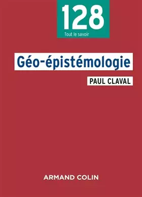 Couverture du produit · Géo-épistémologie