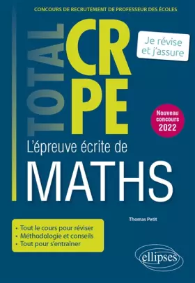 Couverture du produit · L'épreuve écrite de maths