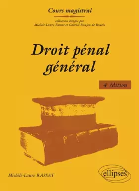 Couverture du produit · Droit pénal général - 4e édition