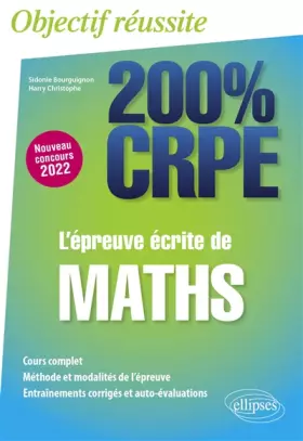 Couverture du produit · L'épreuve écrite de maths