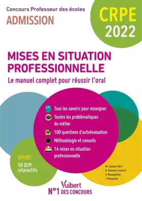 Couverture du produit · CRPE - Préparer les mises en situation professionnelle - Le manuel complet pour réussir l’oral: Epreuve d'entretien - Admission