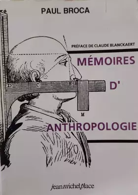 Couverture du produit · Mémoires d'anthropologie