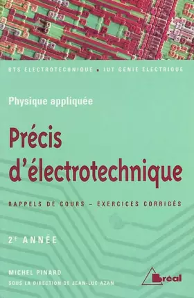Couverture du produit · Précis d'électrotechnique deuxième année
