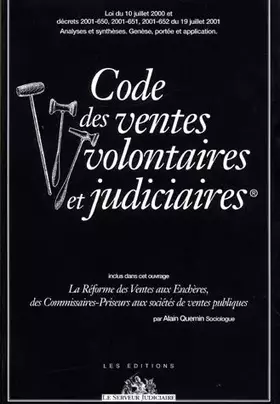 Couverture du produit · Code Des Ventes Volontaires Et Judiciaires