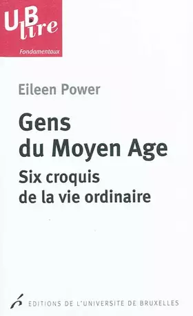 Couverture du produit · Gens du Moyen Âge: Six croquis de la vie ordinaire