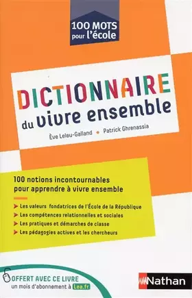 Couverture du produit · Dictionnaire du vivre ensemble - Cycles 1,2,3