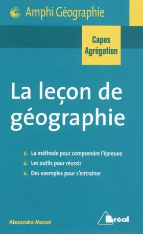 Couverture du produit · La leçon de géographie Capès Agrégation
