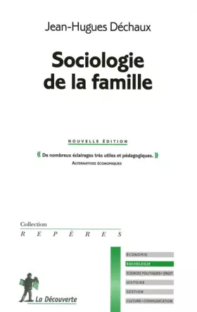 Couverture du produit · Sociologie de la famille