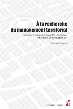 Couverture du produit · À la recherche du management territorial