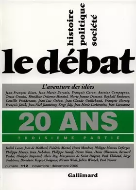 Couverture du produit · Le Débat: 20 ans, troisième partie