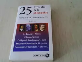 Couverture du produit · 25 livres clés de la philosophie