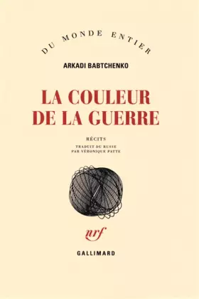 Couverture du produit · La couleur de la guerre