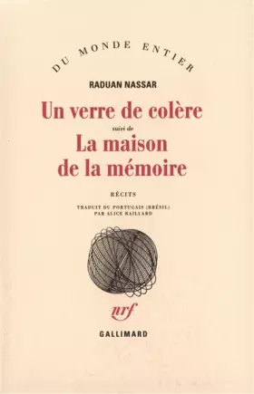 Couverture du produit · Un Verre de colère / La Maison de la mémoire