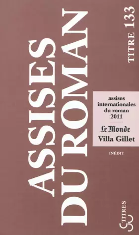 Couverture du produit · Les assises international du roman 2011