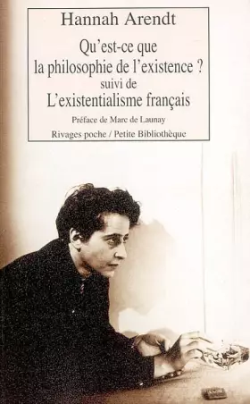 Couverture du produit · Qu'est-ce que la philosophie de l'existence ? Suivi de "L'Existentialisme français"