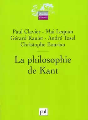 Couverture du produit · La Philosophie de Kant