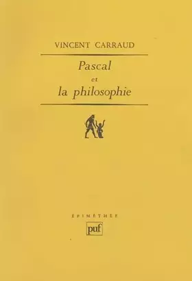 Couverture du produit · Pascal et la philosophie