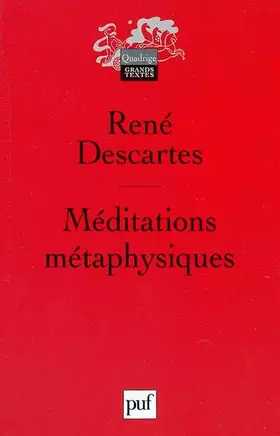 Couverture du produit · Méditations métaphysiques