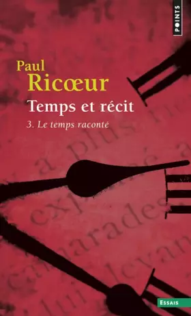 Couverture du produit · Temps et récit, tome 3