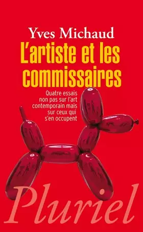 Couverture du produit · L'artiste et les commissaires
