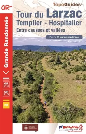 Couverture du produit · Tour du Larzac, Templier-Hospitalier: Entre causses et vallées