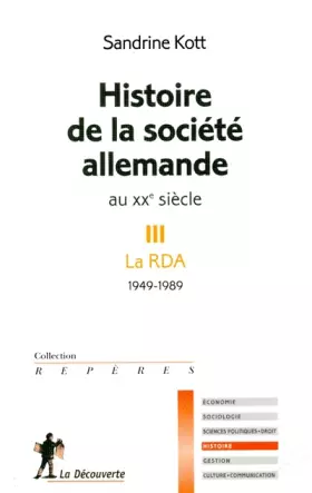 Couverture du produit · Histoire de la société allemande au XXe siècle (03)