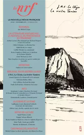 Couverture du produit · La Nouvelle Revue Française