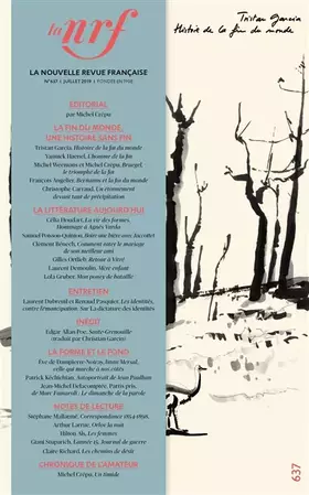 Couverture du produit · La Nouvelle Revue Française