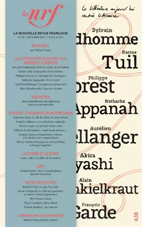 Couverture du produit · La Nouvelle Revue Française