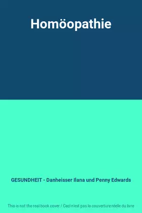 Couverture du produit · Homöopathie