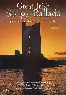 Couverture du produit · Great Irish Songs & Ballads - Volume 1: Piano, Vocal & Guitar Chords