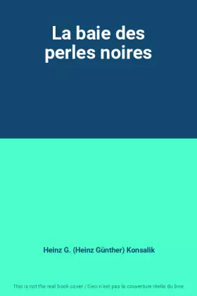 Couverture du produit · La baie des perles noires