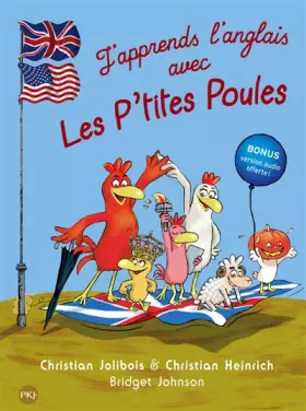 Couverture du produit · J'apprends l'anglais avec les p'tites poules (avec audio téléchargeable)