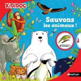 Couverture du produit · Sauvons les animaux - Livre animé Kididoc dès 5 ans (45)