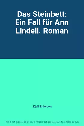 Couverture du produit · Das Steinbett: Ein Fall für Ann Lindell. Roman