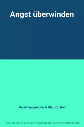 Couverture du produit · Angst überwinden
