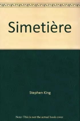 Couverture du produit · Simetière
