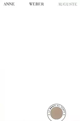 Couverture du produit · Auguste : Tragédie bourgeoise pour marionnettes