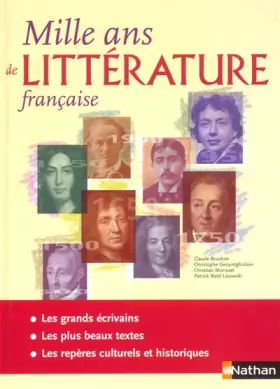 Couverture du produit · 1000 ans de Littérature française