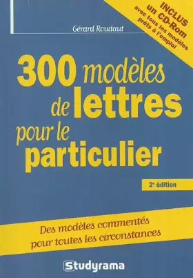 Couverture du produit · 300 modèles de lettres pour le particulier