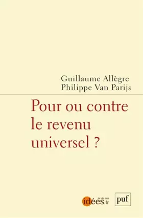 Couverture du produit · Pour ou contre le revenu universel ?