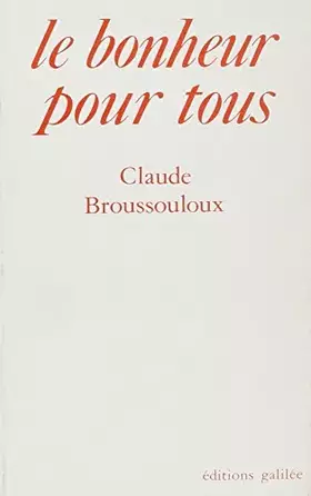 Couverture du produit · Le bonheur pour tous (0000)