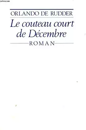 Couverture du produit · Le couteau court de Décembre