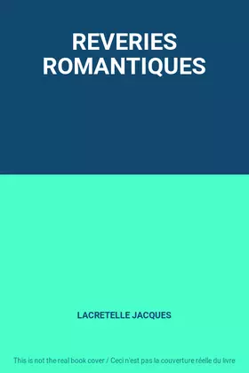 Couverture du produit · REVERIES ROMANTIQUES